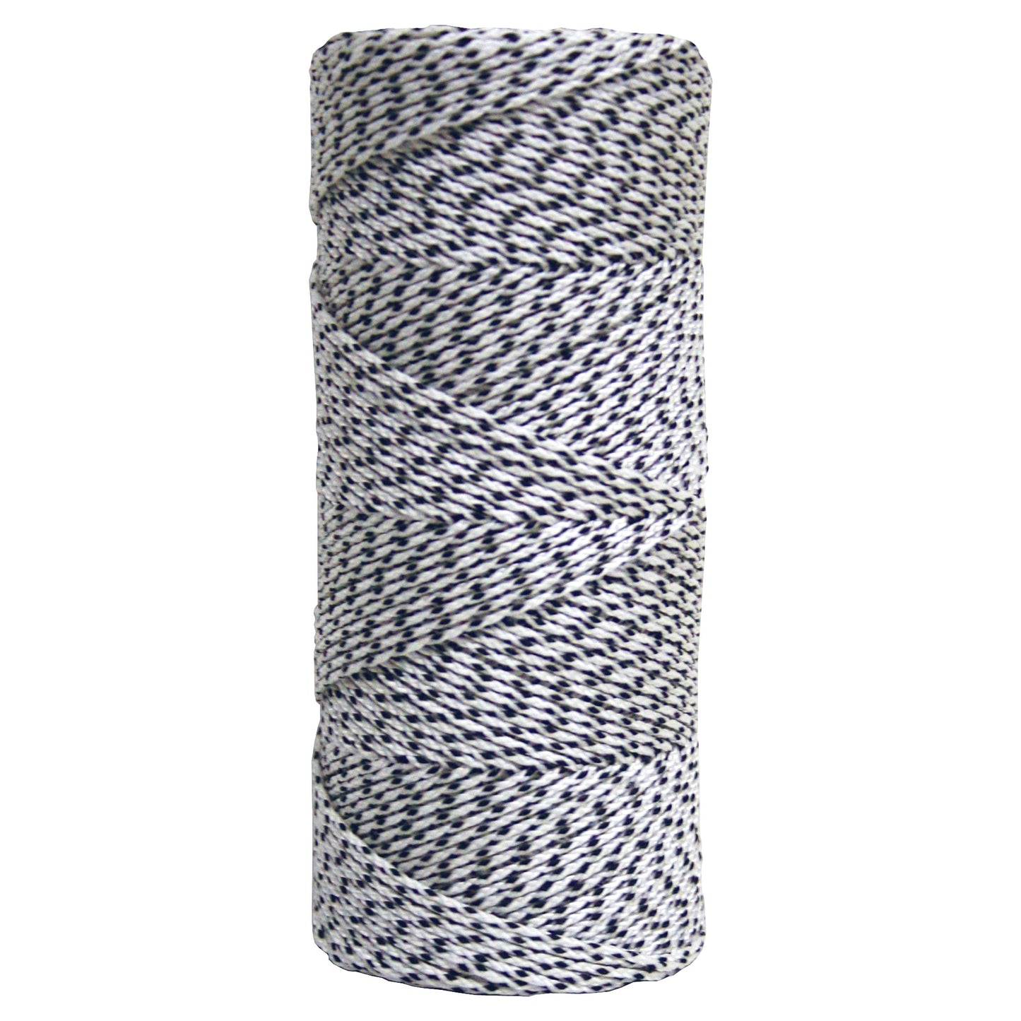 BC350 White & Black Bonded Braided Nylon Mason's Line - 1000' Tube