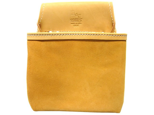 444 Top Grain Single Pocket Nail Pouch
