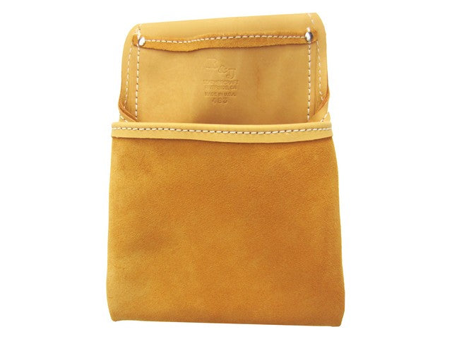 483 Top Grain 2-Pocket Nail Pouch
