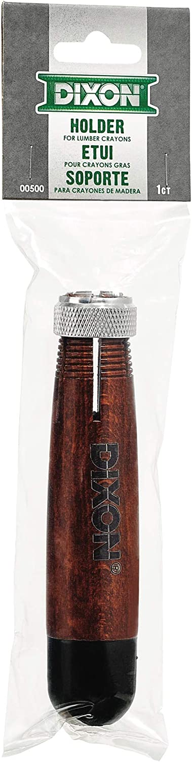 DIX00500 Industrial Lumber Crayon Holder for 1/2" Round or Hexagonal Crayons