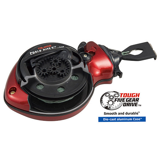 Tajima CR201R-PR 1 mm x 100 ft. Chalk Rite II Extra Bold Chalk Line Dark Red