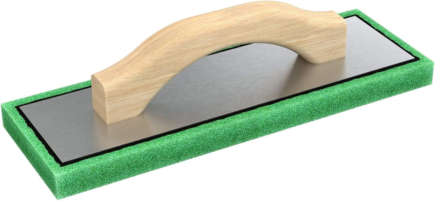 50 count GREEN FOAM FLOAT - 12" X 4" X 3/4" WITH WOOD HANDLE